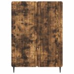 vidaXL Servírovacia skriňa Dymový dub 66 x 34,5 x 92 cm – Obrázok 6