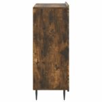vidaXL Servírovacia skriňa Dymový dub 66 x 34,5 x 92 cm – Obrázok 7