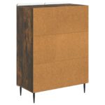 vidaXL Servírovacia skriňa Dymový dub 66 x 34,5 x 92 cm – Obrázok 8