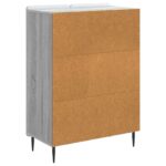 vidaXL Servírovacia skriňa Sivá sonoma 66 x 34,5 x 92 cm – Obrázok 8