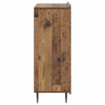vidaXL Servírovacia skriňa Staré drevo 66 x 34,5 x 92 cm – Obrázok 7