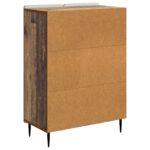 vidaXL Servírovacia skriňa Staré drevo 66 x 34,5 x 92 cm – Obrázok 8