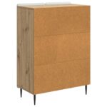 vidaXL Servírovacia skriňa Dub artisan 66 x 34,5 x 92 cm – Obrázok 8