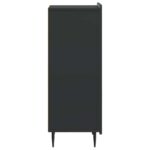 vidaXL Servírovacia skriňa Čierna 34,5 x 33 x 92 cm Kompozitné drevo – Obrázok 7