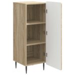 vidaXL Servírovacia skriňa Dub sonoma 34,5 x 33 x 92 cm – Obrázok 5