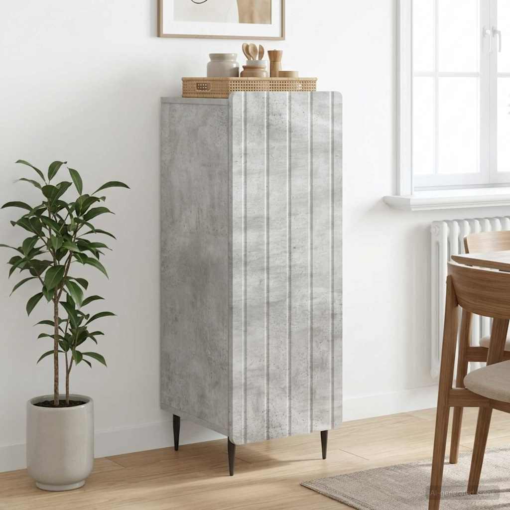 894368_1.jpg vidaXL Servírovacia skriňa Betónovo sivá 34,5 x 33 x 92 cm – Obrázok 1