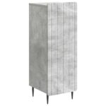 vidaXL Servírovacia skriňa Betónovo sivá 34,5 x 33 x 92 cm – Obrázok 2