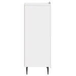 vidaXL Servírovacia skriňa Biela s vysokým leskom 34,5 x 33 x 92 cm – Obrázok 7