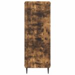 vidaXL Servírovacia skriňa Dymový dub 34,5 x 33 x 92 cm – Obrázok 6