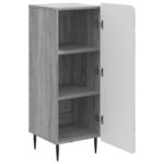 vidaXL Servírovacia skriňa Sivá sonoma 34,5 x 33 x 92 cm – Obrázok 5