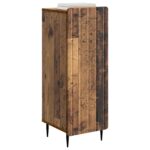 vidaXL Servírovacia skriňa Staré drevo 34,5 x 33 x 92 cm – Obrázok 3