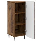 vidaXL Servírovacia skriňa Staré drevo 34,5 x 33 x 92 cm – Obrázok 5