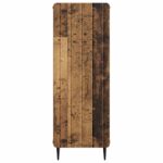 vidaXL Servírovacia skriňa Staré drevo 34,5 x 33 x 92 cm – Obrázok 6