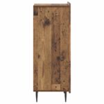 vidaXL Servírovacia skriňa Staré drevo 34,5 x 33 x 92 cm – Obrázok 7