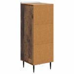 vidaXL Servírovacia skriňa Staré drevo 34,5 x 33 x 92 cm – Obrázok 8
