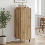 vidaXL Servírovacia skriňa Dub artisan 34,5 x 33 x 92 cm – Obrázok 4