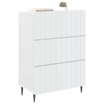 vidaXL Zásuvkový kabinet Biela 66 x 34,5 x 92 cm Kompozitné drevo – Obrázok 2