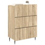 vidaXL Zásuvkový kabinet Dub sonoma 66 x 34,5 x 92 cm Kompozitné drevo – Obrázok 2