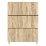 vidaXL Zásuvkový kabinet Dub sonoma 66 x 34,5 x 92 cm Kompozitné drevo – Obrázok 4