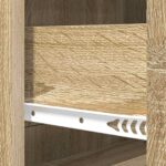 vidaXL Zásuvkový kabinet Dub sonoma 66 x 34,5 x 92 cm Kompozitné drevo – Obrázok 8