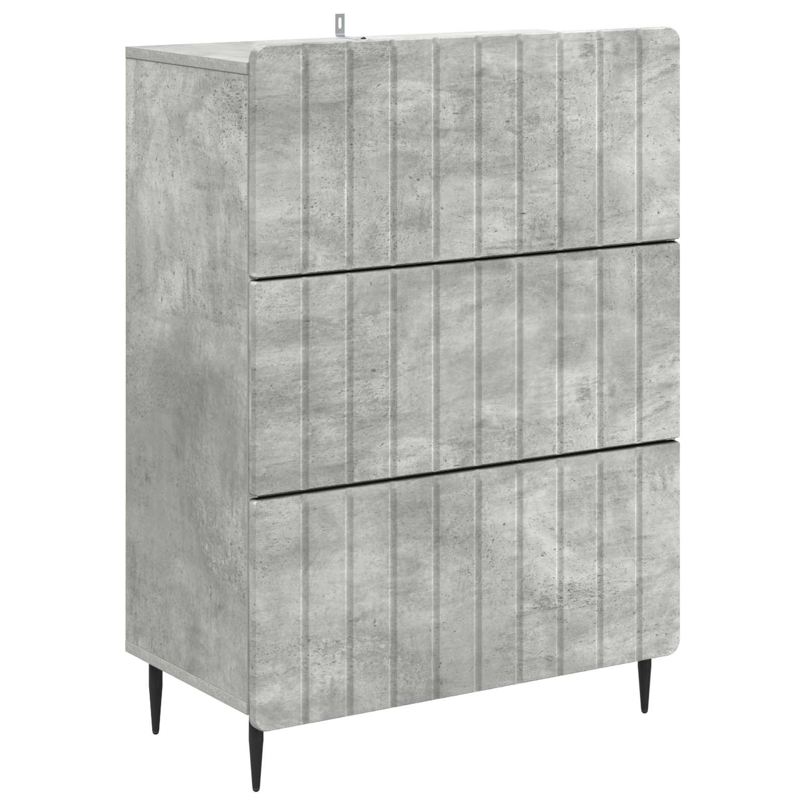 894378_1.jpg vidaXL Zásuvkový kabinet Betónovo sivá 66 x 34,5 x 92 cm – Obrázok 1