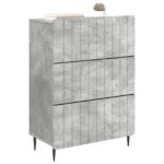 vidaXL Zásuvkový kabinet Betónovo sivá 66 x 34,5 x 92 cm – Obrázok 2