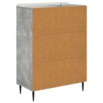 vidaXL Zásuvkový kabinet Betónovo sivá 66 x 34,5 x 92 cm – Obrázok 6