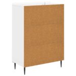 vidaXL Zásuvkový kabinet Biela s vysokým leskom 66 x 34,5 x 92 cm – Obrázok 6