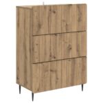 vidaXL Zásuvkový kabinet Dub artisan 66 x 34,5 x 92 cm