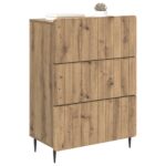 vidaXL Zásuvkový kabinet Dub artisan 66 x 34,5 x 92 cm – Obrázok 2