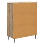 vidaXL Zásuvkový kabinet Dub artisan 66 x 34,5 x 92 cm – Obrázok 6