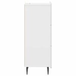 vidaXL Zásuvkový kabinet Biela 33 x 34,5 x 92 cm Kompozitné drevo – Obrázok 5