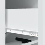 vidaXL Zásuvkový kabinet Biela 33 x 34,5 x 92 cm Kompozitné drevo – Obrázok 8
