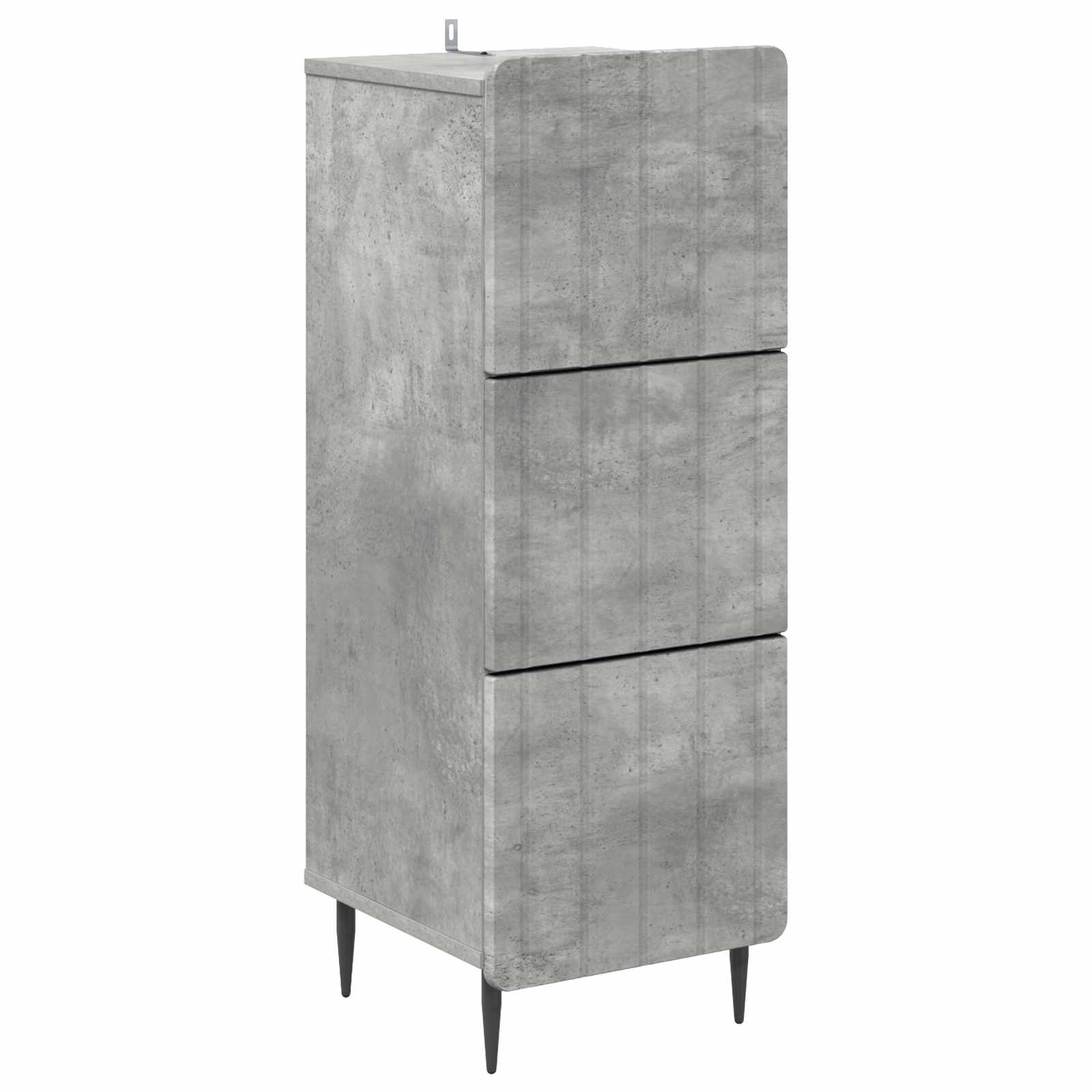 894388_1.jpg vidaXL Zásuvkový kabinet Betónovo sivá 33 x 34,5 x 92 cm – Obrázok 1