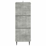 vidaXL Zásuvkový kabinet Betónovo sivá 33 x 34,5 x 92 cm – Obrázok 4