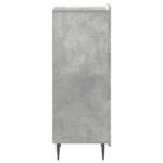 vidaXL Zásuvkový kabinet Betónovo sivá 33 x 34,5 x 92 cm – Obrázok 5