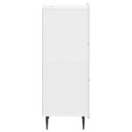 vidaXL Zásuvkový kabinet Biela s vysokým leskom 33 x 34,5 x 92 cm – Obrázok 5