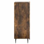 vidaXL Zásuvkový kabinet Dymový dub 33 x 34,5 x 92 cm Kompozitné drevo – Obrázok 5