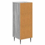 vidaXL Zásuvkový kabinet Sivá sonoma 33 x 34,5 x 92 cm – Obrázok 6