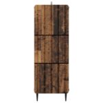 vidaXL Zásuvkový kabinet Staré drevo 33 x 34,5 x 92 cm – Obrázok 4