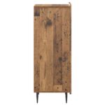 vidaXL Zásuvkový kabinet Staré drevo 33 x 34,5 x 92 cm – Obrázok 5