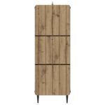 vidaXL Zásuvkový kabinet Dub artisan 33 x 34,5 x 92 cm – Obrázok 4