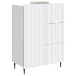 vidaXL Servírovacia skriňa Biela 66 x 34,5 x 91,5 cm Kompozitné drevo – Obrázok 3
