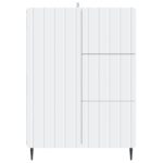 vidaXL Servírovacia skriňa Biela 66 x 34,5 x 91,5 cm Kompozitné drevo – Obrázok 6