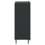 vidaXL Servírovacia skriňa Čierna 66 x 34,5 x 91,5 cm Kompozitné drevo – Obrázok 7