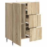 vidaXL Servírovacia skriňa so zásuvkou Dub sonoma 66 x 34,5 x 91,5 cm – Obrázok 5