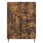 vidaXL Servírovacia skriňa so zásuvkou Dymový dub 66 x 34,5 x 91,5 cm – Obrázok 6