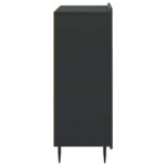 vidaXL Servírovacia skriňa Čierna 66 x 34,5 x 92 cm Kompozitné drevo – Obrázok 7