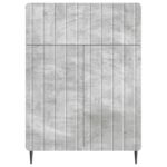 vidaXL Servírovacia skriňa so zásuvkou Betónovo sivá 66 x 34,5 x 92 cm – Obrázok 6