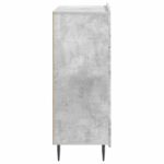 vidaXL Servírovacia skriňa so zásuvkou Betónovo sivá 66 x 34,5 x 92 cm – Obrázok 7